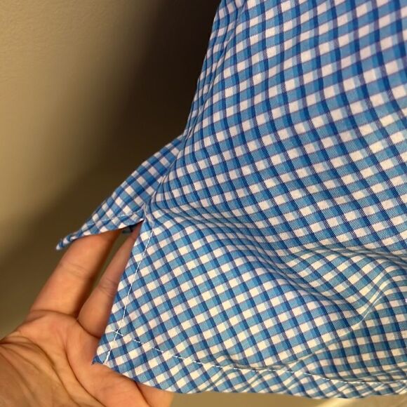 Adidas Women’s Sporty Plaid Skort with Built-In White Mesh Zip-Up Shorts- Size 4 - Picture 4 of 15